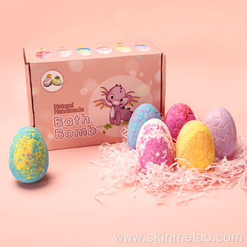 Colorful Dinosaur Egg Child Bath Bombs Bath Salt